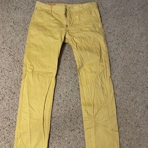 Yellow Dockers pants size 34x32
